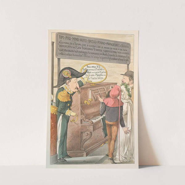 L’esposizione marittima visitata da Dante e Virgilio Pl.31 (1871) by Antonio Manganaro