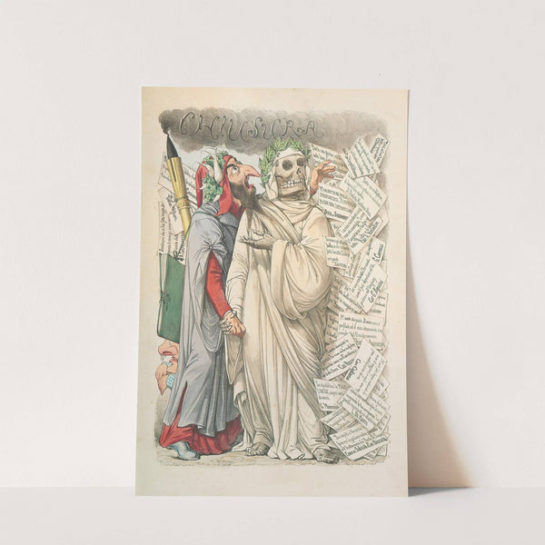 L’esposizione marittima visitata da Dante e Virgilio Pl.32 (1871) by Antonio Manganaro