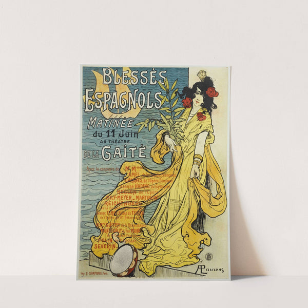 LESSES ESPAGNOLS MATINEE du 11 Juin AU THEATRE DE LA GAÎTE (1900) by Paul Albert Laurens