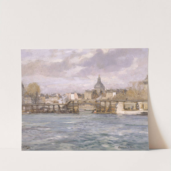 L’estacade De L’île Saint-Louis (1900) by Eugène Louis Gillot