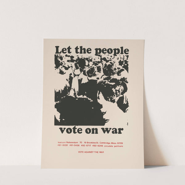 Let the people vote on war by Anonymous