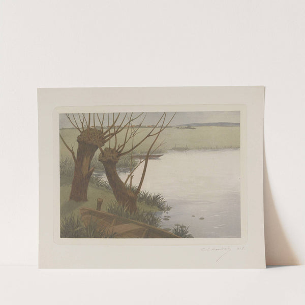 L’étang (1898) by Charles-Louis Houdard