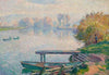 L’étang de Saint-Pierre, pêcheur et barques (1900-1906)