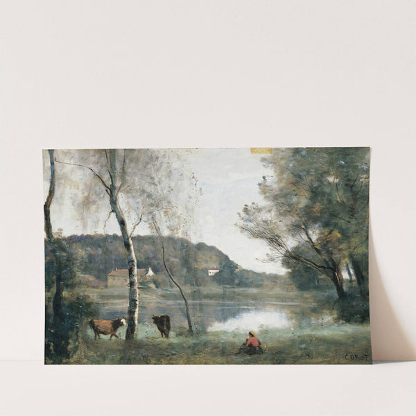 L'Etang de ville d'Avray by Jean-Baptiste-Camille Corot