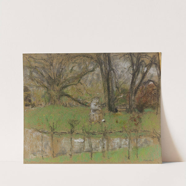 L’étang devant le château (1930-1933) by Édouard Vuillard