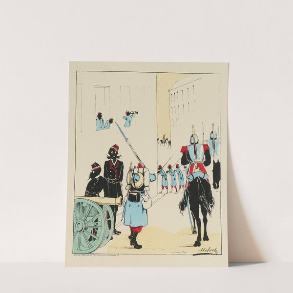 L’état de siège Le Jour (1871) by Moloch (Alphonse Hector Colomb)