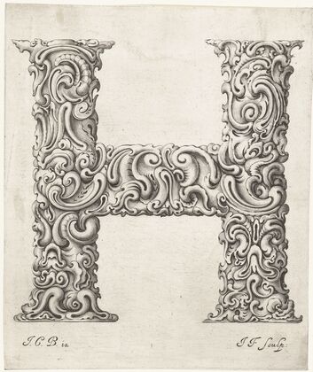 Letter H (1645-1650)