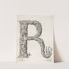 Letter R (1645-1650) by Jeremias Falck