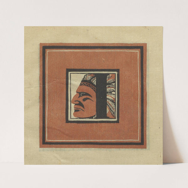 Letters designed and cut on linoleum blocks Pl.09 (1920) by Columbia University Teachers College