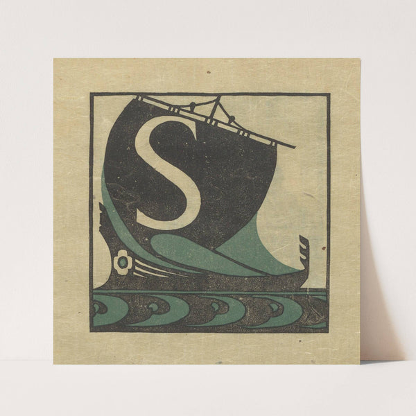 Letters designed and cut on linoleum blocks Pl.19 (1920) by Columbia University Teachers College