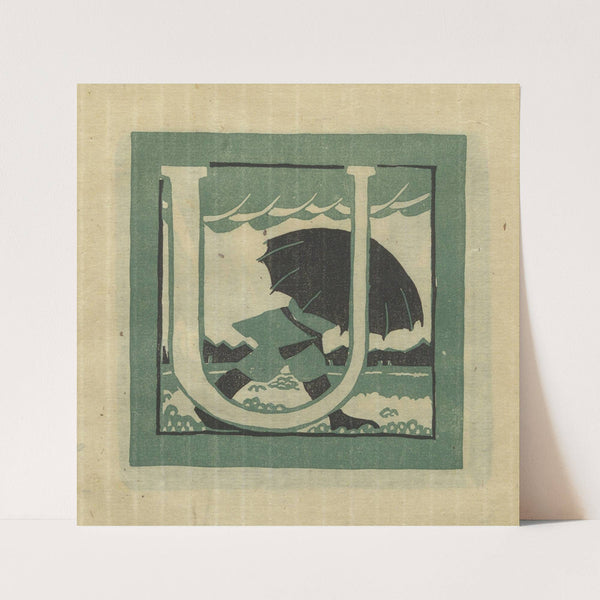 Letters designed and cut on linoleum blocks Pl.21 (1920) by Columbia University Teachers College
