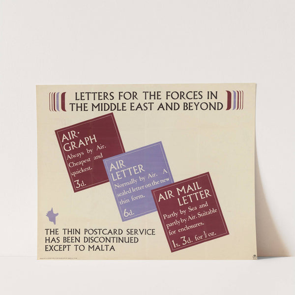 Letters for the Forces in the Middle East and Beyond by Anonymous