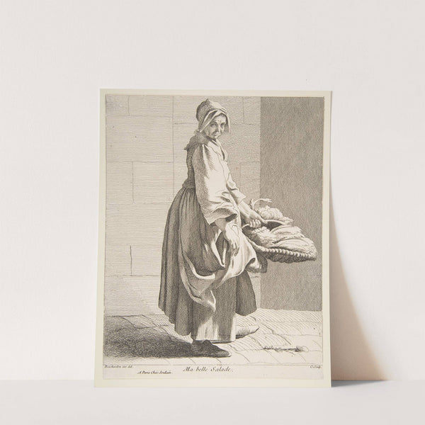 Lettuce Seller (1737-1746) by Edmé Bouchardon