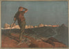 Letztes leuchten Coucher de soleil ; Setting sun (1890-1910)