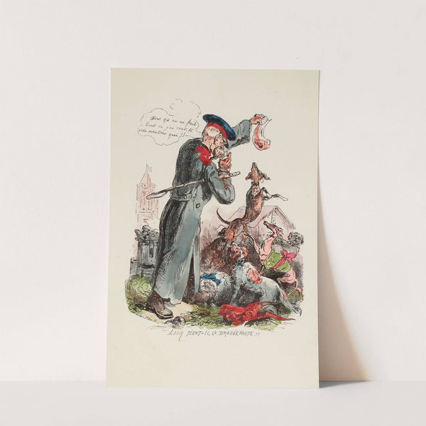 Leur tient-il la dragée haute (19th Century) by Victor Coindre