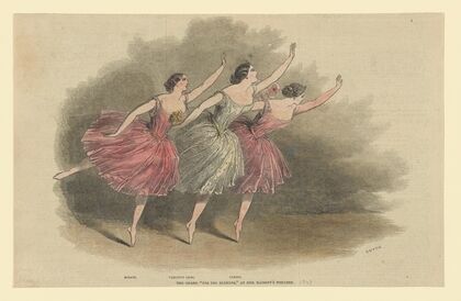 The grand Pas des élémens, at Her Majesty’s Theatre (1847)