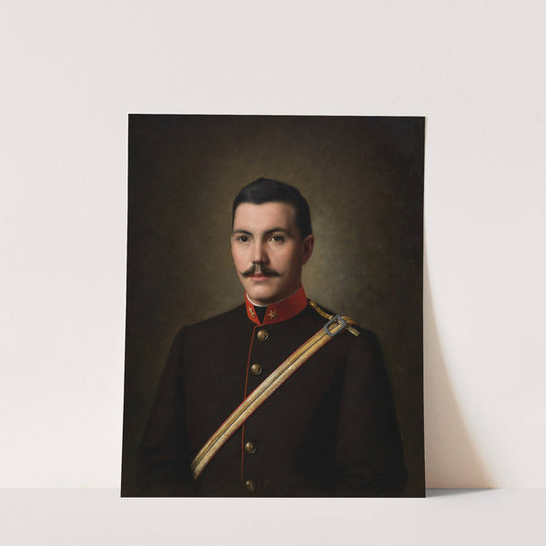 Leutnant Lieber in Uniform by Roman Fekonja