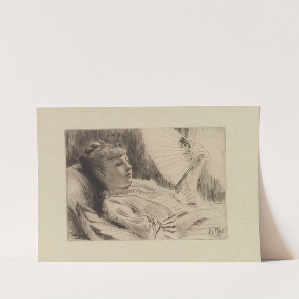 L’éventail (1876) by James Tissot