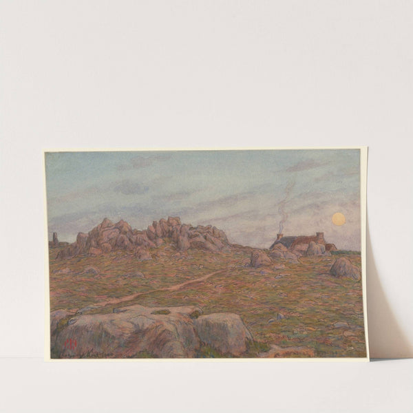 Lever de lune à Roc-Neven (1900) by Henri Rivière