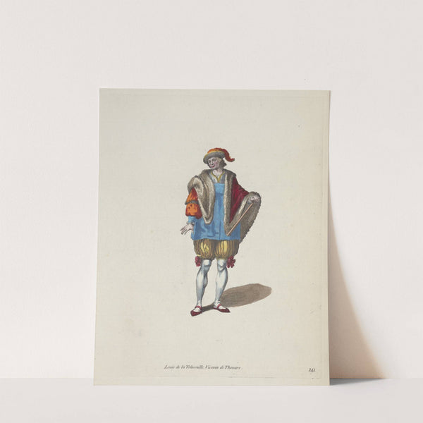 Lewis De la Trimoville, viscount of Thouars. Louis De la Trémouille, vicomte de Thouars. (1757-1772) by Charles Grignion