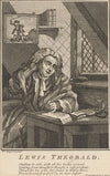 Lewis Theobald; Detail of the Poet