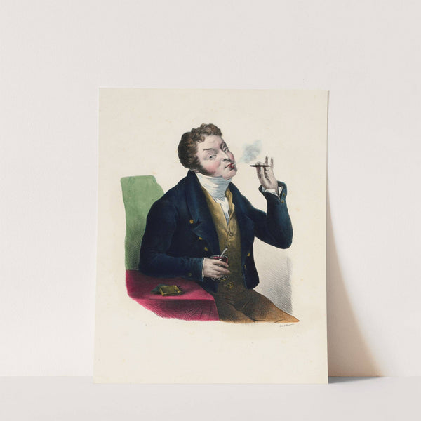 L’excellent Cigare by Charles-Joseph Traviès de Villers