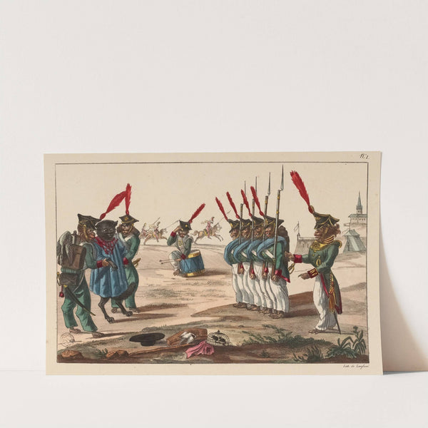 L’exécution du maraudeur (1824) by Pierre Langlumé