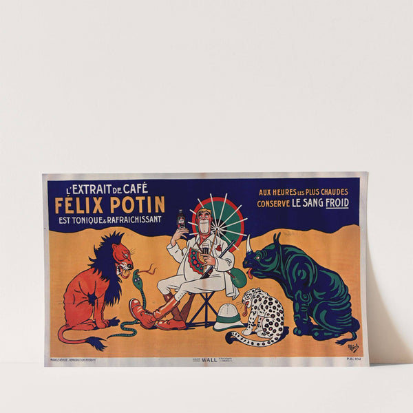 L’Extrait de café Félix Potin est tonique et rafraichissant (1921) by Mich (Michel Liebeaux)