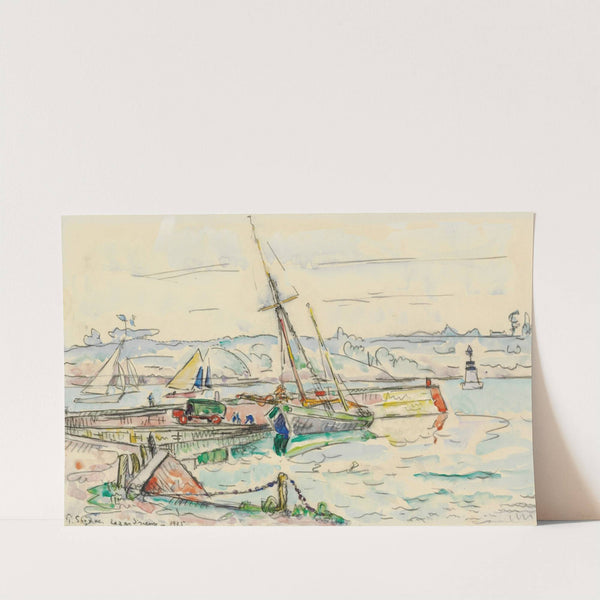 Lézardrieux, voilier à quai by Paul Signac