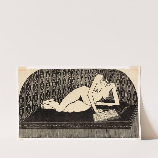 Lezen (Liggend naakt, een boek lezend) (1913) by Samuel Jessurun de Mesquita