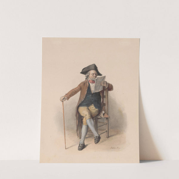 Lezende man by Jean-Baptiste Madou