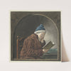 Lezende man (1786 - 1833) by Hendrik Jan van Amerom