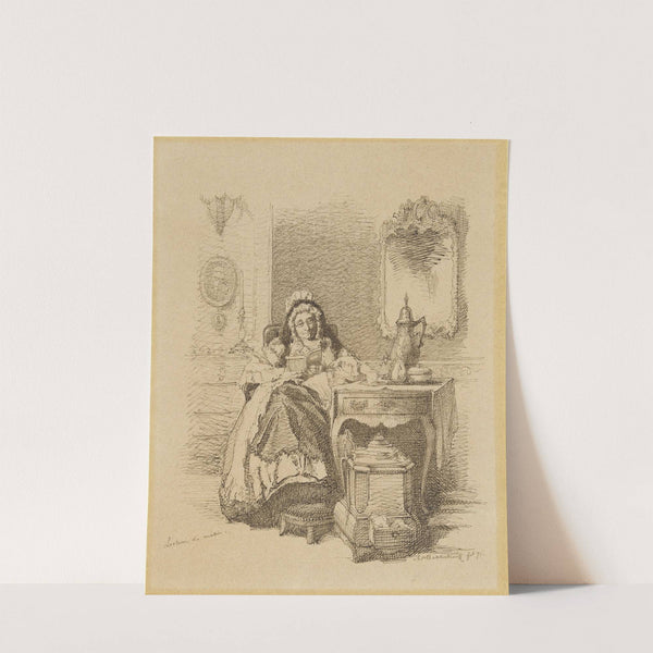 Lezende oude dame by Alexander Hugo Bakker Korff