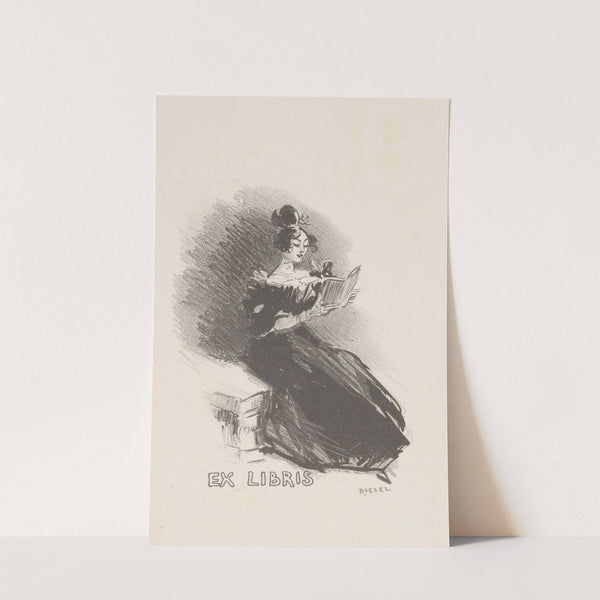 Lezende vrouw by Auguste Roedel