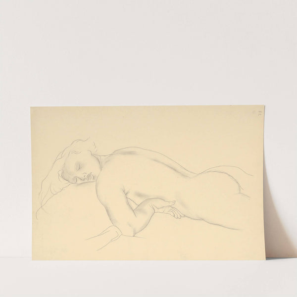 Ležiaci akt by Mikuláš Galanda