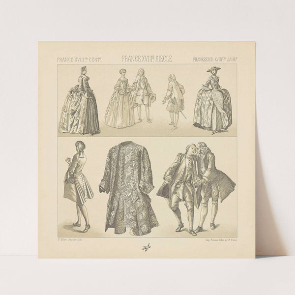 L’habit – les paniers (1876-1888) by Auguste Racinet