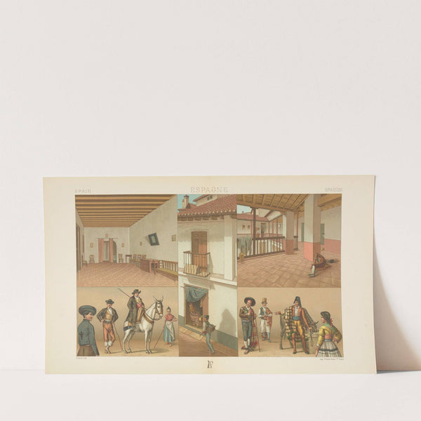 L’habitation andalouse, type de la maison bourgeoise (1876-1888) by Auguste Racinet