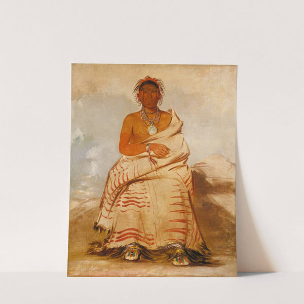 L'har-E-Tar-Rúshe, Ill-Natured Man, a Skidi (Wolf) Pawnee by George Catlin