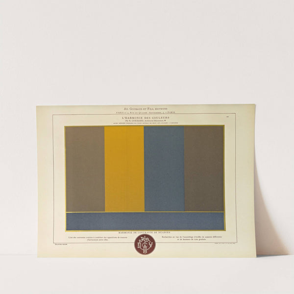 L'harmonie des couleurs Pl.038 by Édouard Guichard