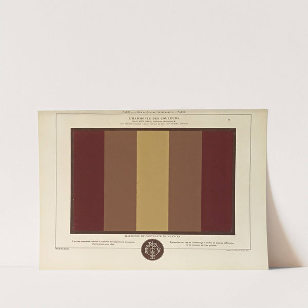 L'harmonie des couleurs Pl.039 by Édouard Guichard