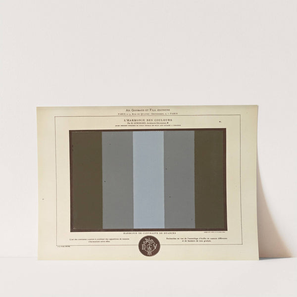 L'harmonie des couleurs Pl.041 by Édouard Guichard