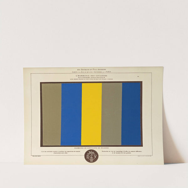L'harmonie des couleurs Pl.042 by Édouard Guichard