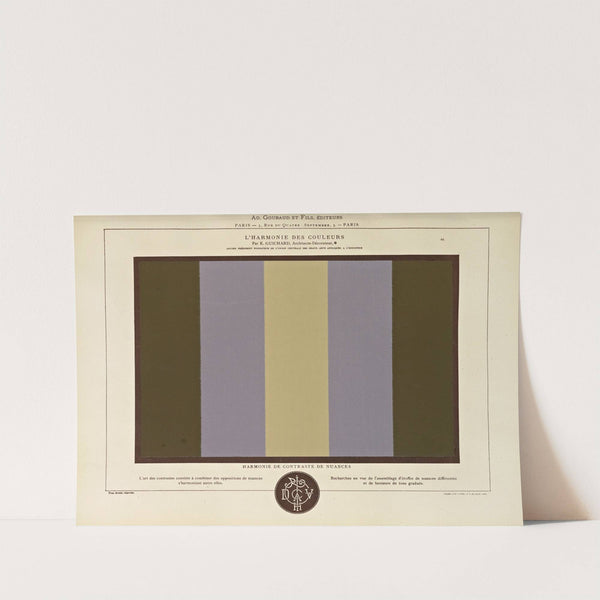 L'harmonie des couleurs Pl.045 by Édouard Guichard