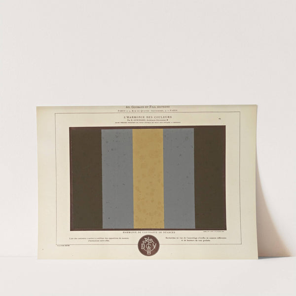 L'harmonie des couleurs Pl.049 by Édouard Guichard