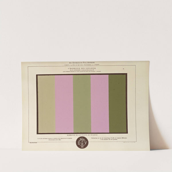 L'harmonie des couleurs Pl.050 by Édouard Guichard