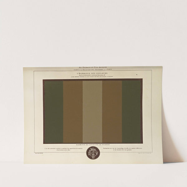 L'harmonie des couleurs Pl.051 by Édouard Guichard