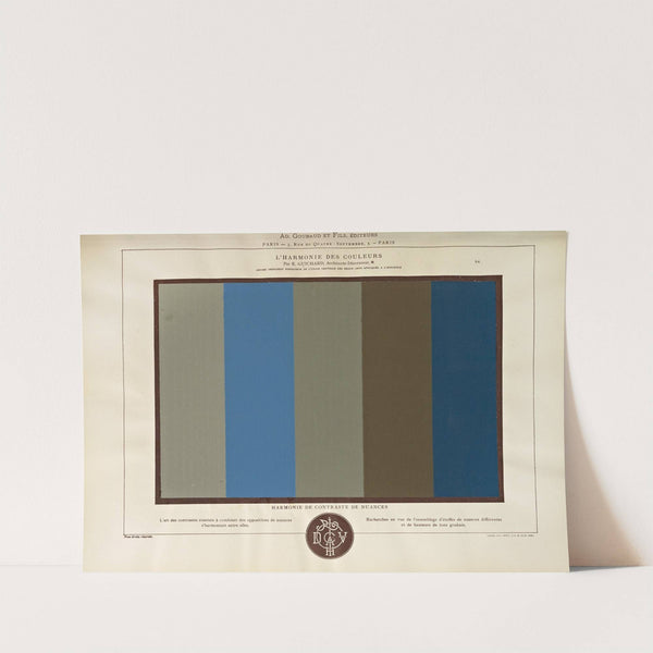 L'harmonie des couleurs Pl.054 by Édouard Guichard