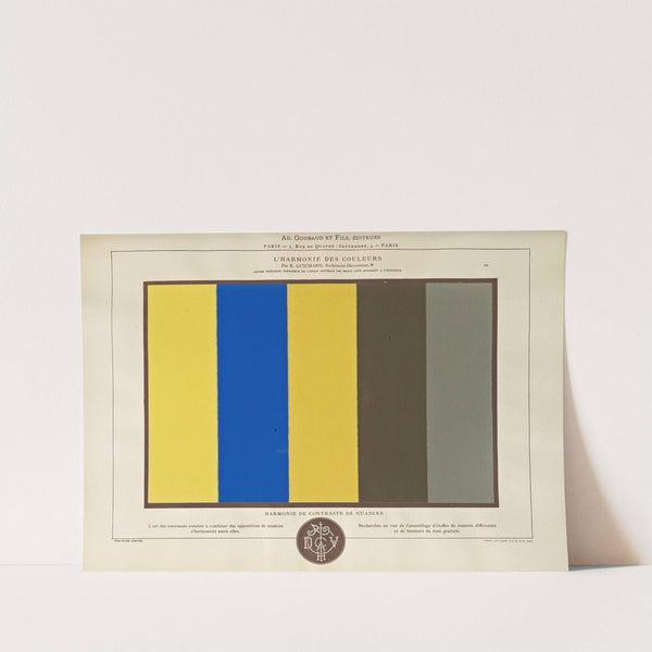 L'harmonie des couleurs Pl.056 by Édouard Guichard