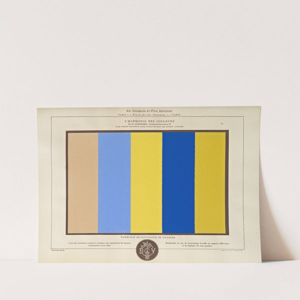 L'harmonie des couleurs Pl.057 by Édouard Guichard
