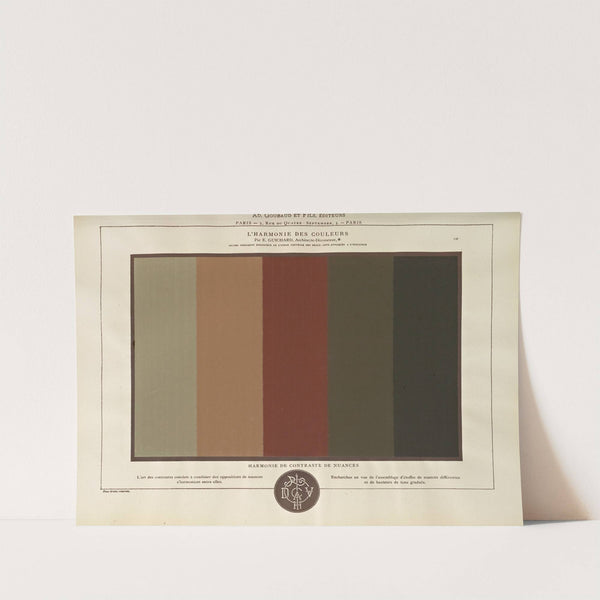 L'harmonie des couleurs Pl.060 by Édouard Guichard